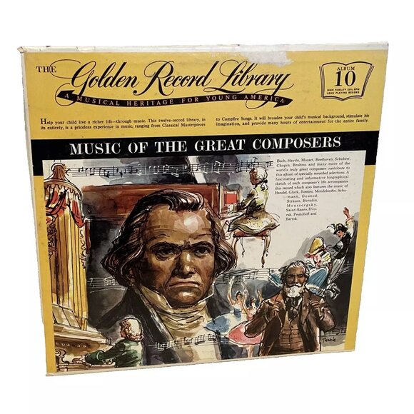 The Golden Record Library Volume 10 Music Of The Great Composers (Vinyl, 1959) - Picture 1 of 9